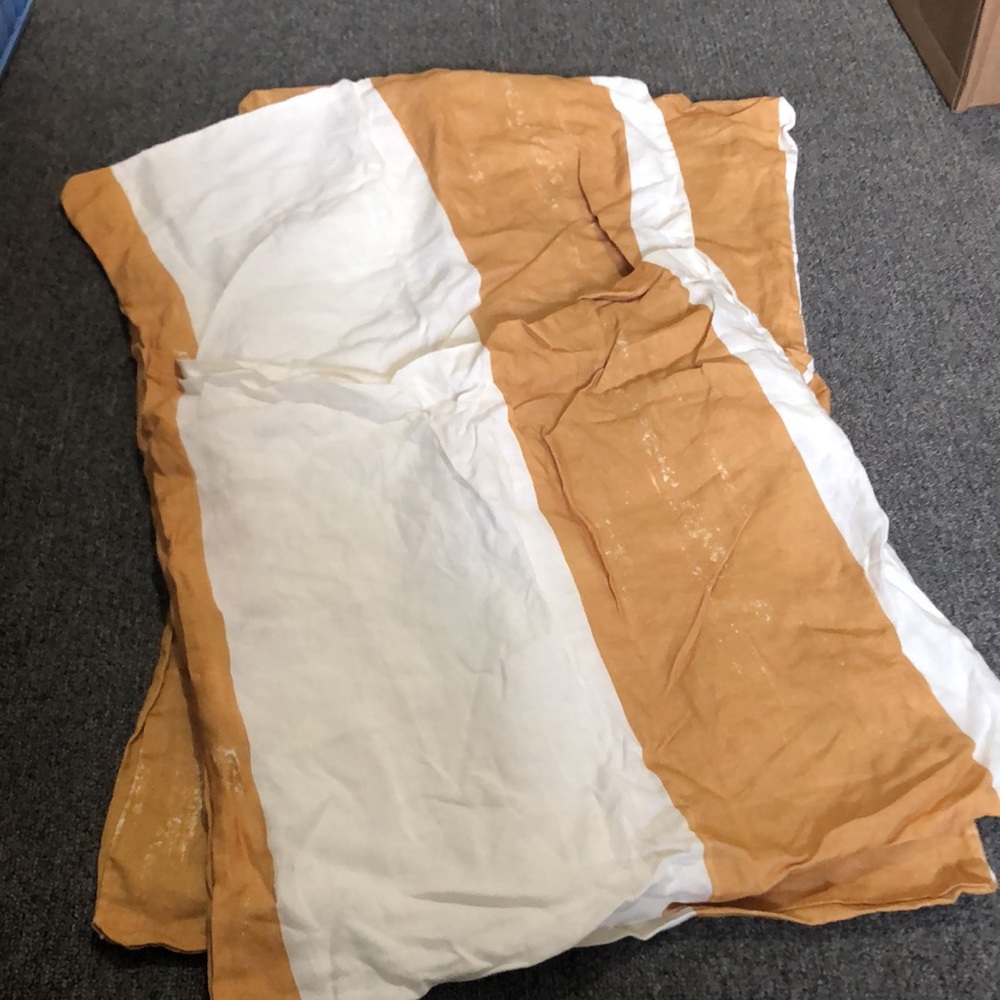 Dazed But Amazed Maple Stripe linen pillowcases set of 2